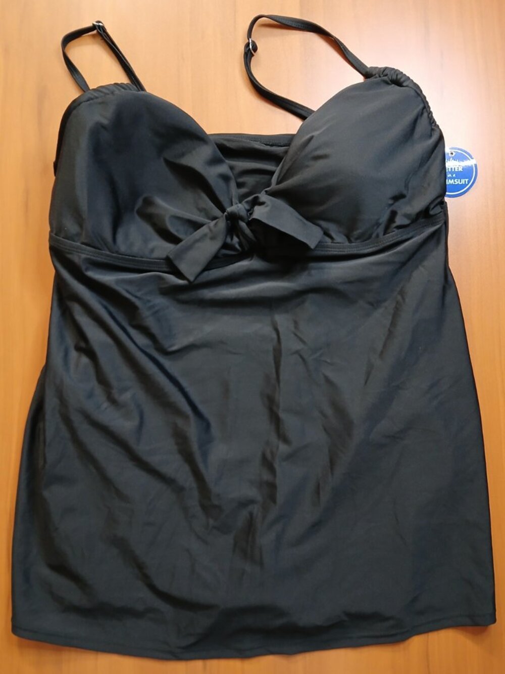 Swimsuits For All Tie-Front Tankini Swimsuit - Size 24